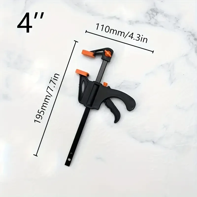 Одноручна F-образна струбцина 4" для столярних робіт Київ - фото 10