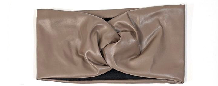 Пов'язка жіноча на флісі капучино Київ - фото 1