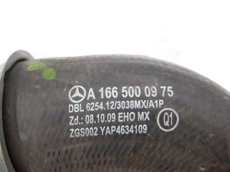 Mercedes-Benz  A1665000975,A1665005300 Патрубок радіатора лівий для двигунів M278 V8 4.6л М157 5.5л ML W166 GL X166 Одеса - фото 3