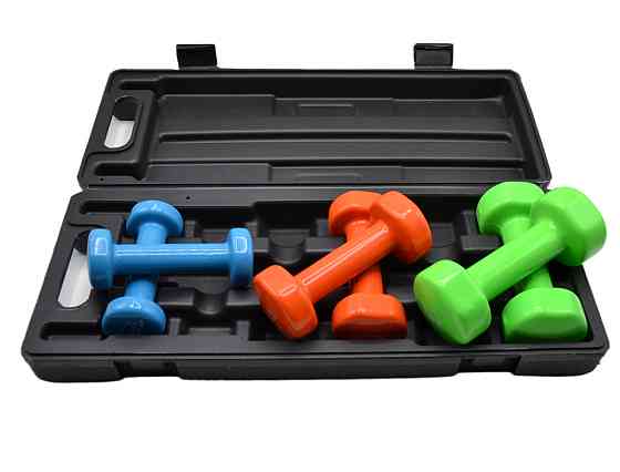 Набір гантелей в кейсі для фітнесу 6 кг. PowerPlay 4103 Fitness Dumbells Київ