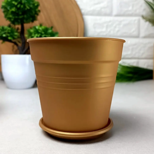 Вазон Глорія з підставкою 18,5*18см бронзовий Алеана Житомир - изображение 3