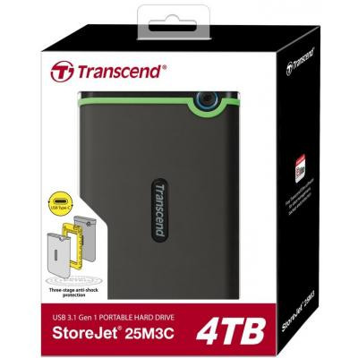 Зовнішній жорсткий диск 2.5" 4TB Transcend (TS4TSJ25M3C) Вінниця - фото 4