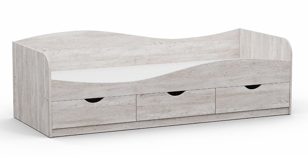 Кровать односпальная L-9, Самоа Димчастий, 2030х834х656 Львов - изображение 1