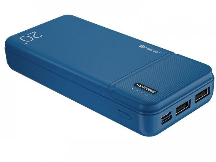 Внешний аккумулятор Power bank Tracer 20000mAh 5V-2A 2USB + micro type-C Винница - изображение 1