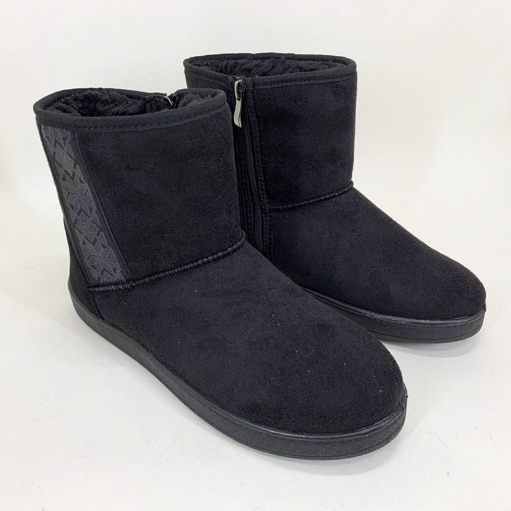 Жіночі дутики з текстилю, Жіночі бурки бабуші, Домашні чуни жіночі Калоші на хутрі хакі ZX-47 Львів - фото 6