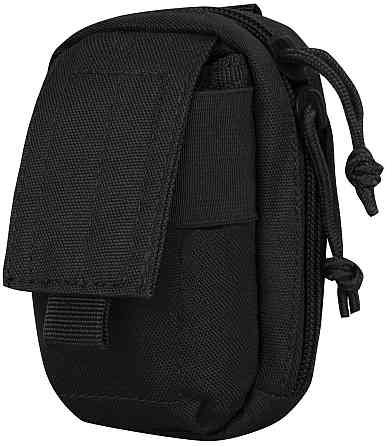 Тактичний Підсумок із системою Molle ,2 кишені Mil-Tec від Sturm (13490502) Black Нововолинськ