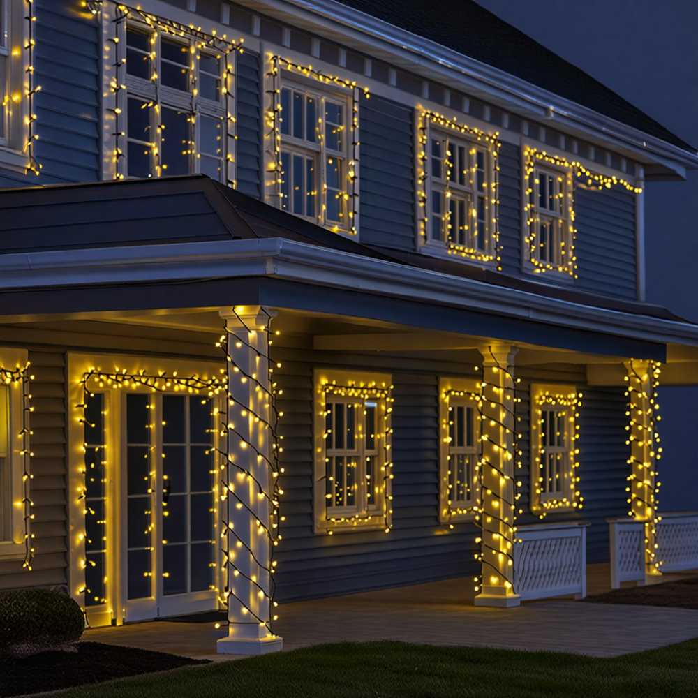 Вулична гирлянда "Різдвяна фея" 50 м, 500 LED, жовта Київ - фото 3