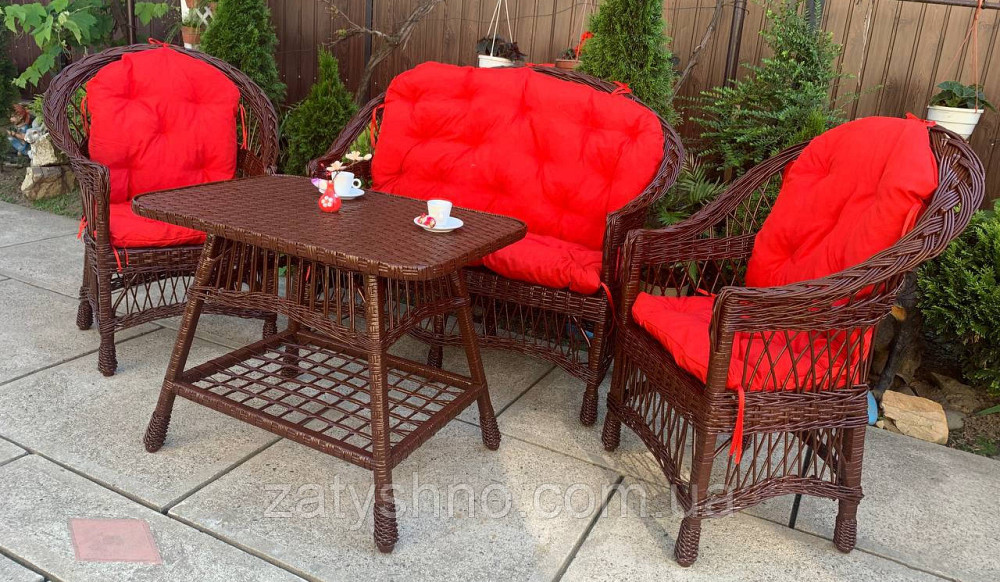 Набор плетеной мебели  из лозы Киев - изображение 5