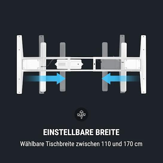 Комплект для електрорегулювання висоти столу Multidesk Comfort OneConcept Рівне - фото 8