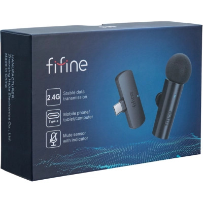 Микрофон Fifine M6 Wireless Black (M6) Винница - изображение 11
