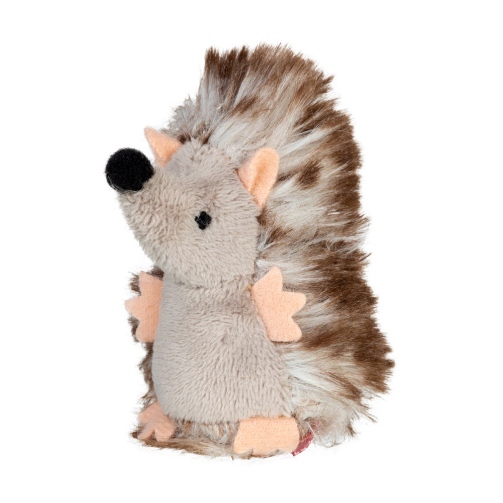 Игрушка для кошек Ёжик с погремушкой GiGwi Catch&scratch, плюш, искусственный мех, 7 см Киев - изображение 1