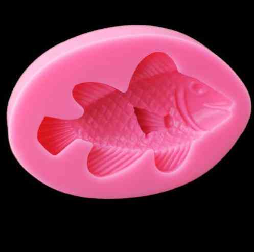 Молд кондитерский Рыбка 80 на 55 см розовый Киев