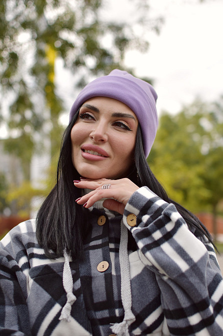 Женская зимняя шапка на флисе Киев - изображение 6