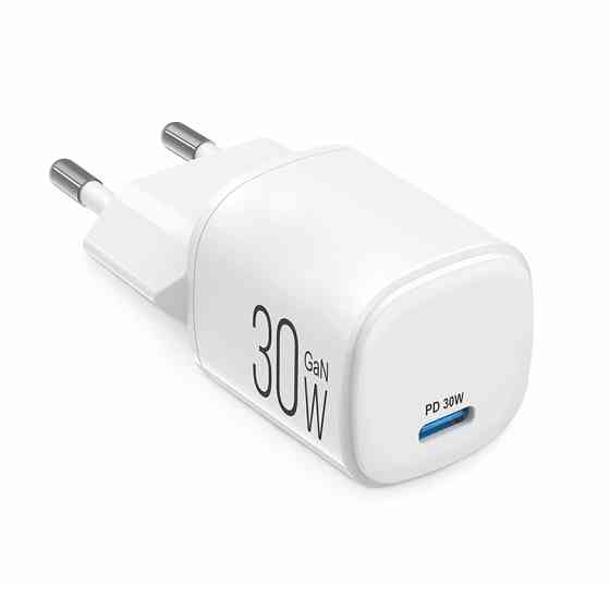 Сетевое зарядное устройство Brevia ePowerGaN PD30W USB-C белый Львов