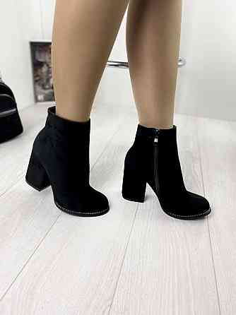 SANTINI Черевики жіночі SANTINI 953652-21 чорні (весна-осінь, замша натуральна) (3106) 35-40 36 Коломия