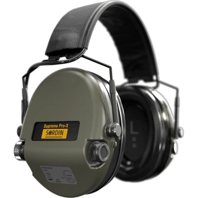 Наушники для стрельбы Sordin Supreme Pro-X SFA зі шкіряним оголівям Green (74502-06-S) Винница - изображение 3