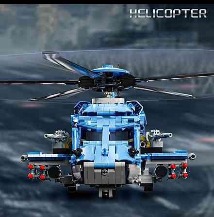 Конструктор Большой Вертолет 2001 деталей — Lego Toylinx, совместимый с LEGO Technic, военный вертолет Киев