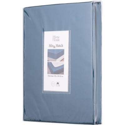 Простынь Ardesto на резинке Mix&Match сатин 160х200+30 см океан (ART1620FSB) Винница - изображение 4