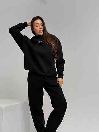 Жіночий стильний спортивний костюм двійка: худі+ штани, трьохнитка Пєньє на флісі туреччина Одеса