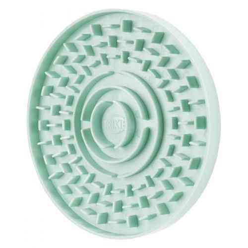 Миска-килимок Trixie для цуценят Junior для повільного годування блакитна пластик d-15 см Київ