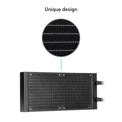 Система рідинного охолодження Chieftec Iceberg 240 ARGB (CLC-240-RGB) Вінниця - фото 2