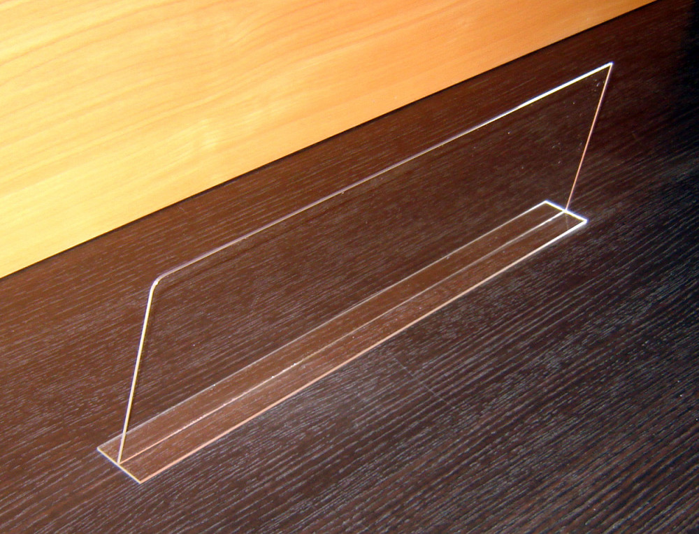 Полочный делитель на наклонную полку 413х112 толщиной 2 мм Киев - изображение 4