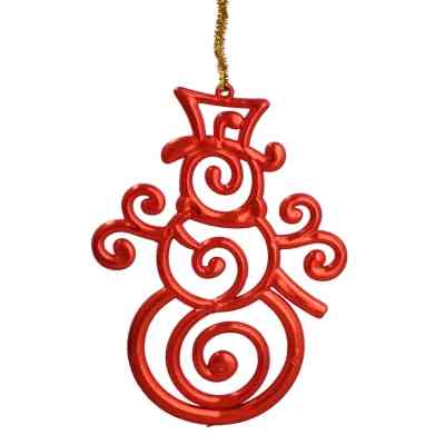 Прикраса декоративна Chomik Прикраса-підвіска пластикова "Олень, сніжинка, снігови (5900779895874_1) Вінниця