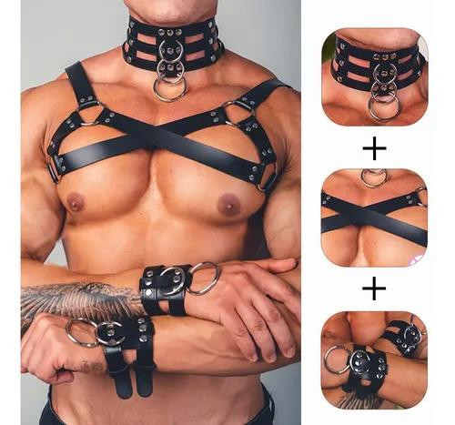 Чоловіча портупея з наручниками БДСМ (з дефектом) Луцьк - фото 4