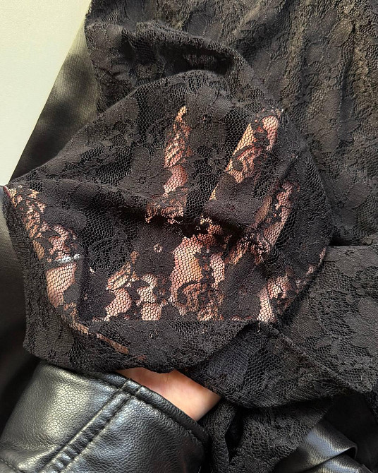 Женская стильная длинная шелковая юбка с кружевом. Одесса - изображение 9