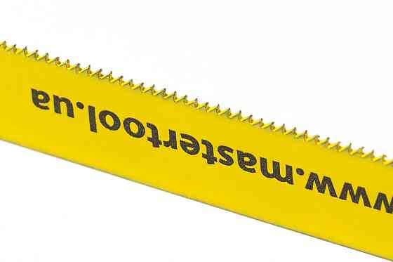 Полотно для металу MASTERTOOL одностороннє C60 300х12.5х0.6 мм/24х1" Ram A 6 шт 14-2905 Рівне