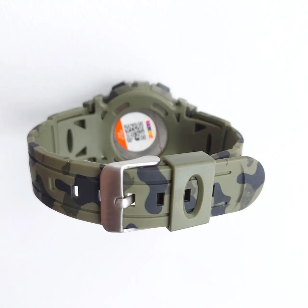 Дитячий спортивний наручний годинник Skmei Kids 1548 (Зелений камуфляж) Київ - фото 7