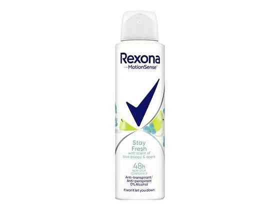 Антиперспірант-аерозоль д/жінок Блакитний мак і яблуко 150мл ТМ Rexona   Solmir Київ