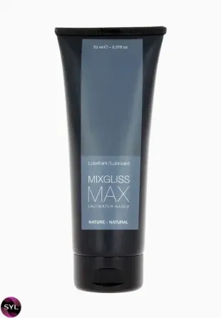 Анальный гель-смазка MixGliss MAX NATURE (70 мл) на водной основе с экстрактом алоэ Франция Днепр