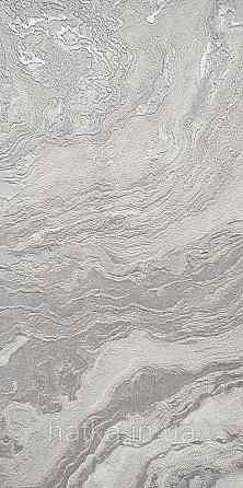 Шпалери вінілові на флізеліні AdaWall Roka 1.06х10 під камінь мармур бежеві сірі сріблясті 3д 23102-2 Київ