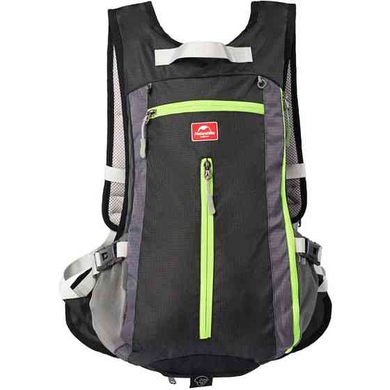 Велорюкзак с чехлом для шлема Naturehike 15 л sky blue NH15C001-B, голубой Киев