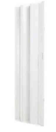 Двері гармошка глухаюча DiCIDoors DiCi-12  85х2030х12мм  Біла  №315 Дніпро