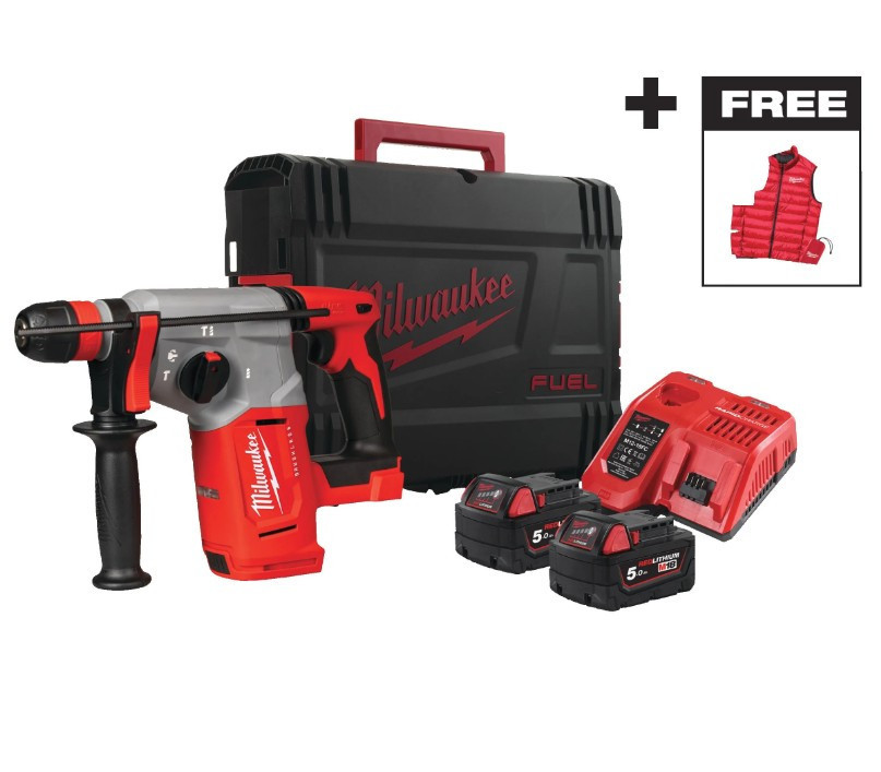 Перфоратор акумуляторний безщітковий SDS PLUS MILWAUKEE FIXTEC M18 BLHX-502X (+ заряд.пристрій, 2 акум., Одеса - фото 1