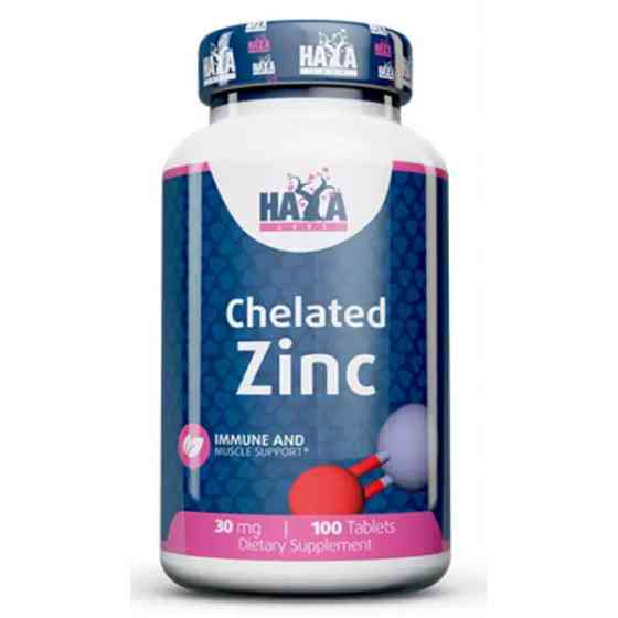 Цинк Haya Labs Zinc Bisglycinate 30 mg 100 tabs Луцк