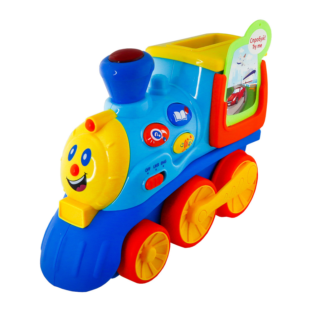 Інтерактивна двомовна іграшка Kiddi Smart – Потяг Смарті Дніпро - фото 1