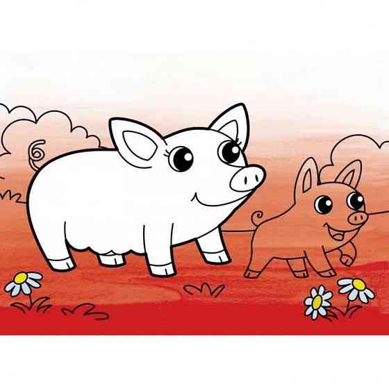 Дитяча книга "Розмальовка для самих маленьких: Кольори-друзі" АРТ 19202 укр Вінниця