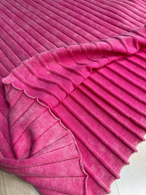 Сукня жіноча Fashion 3042 довга трапеція трикотажна в рубчик, рожевий, one size Київ - фото 17