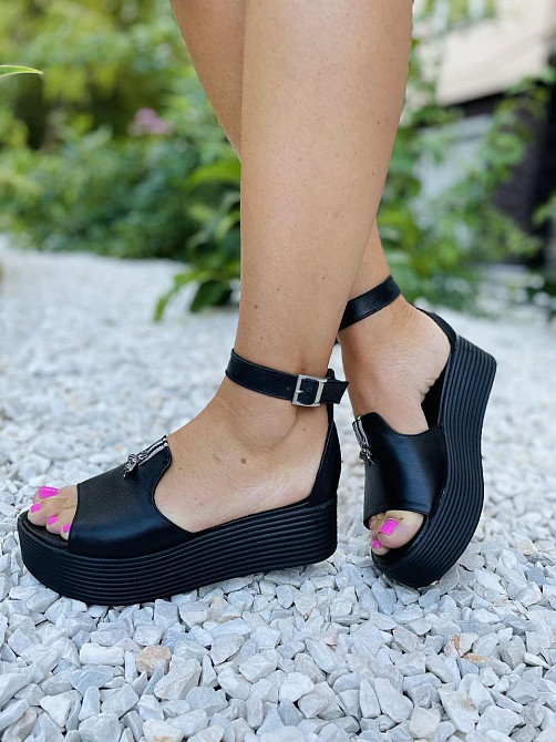 AVALON Босоніжки жіночі AVALON 707 чорні (літо, шкіра натуральна) (3787) Коломыя - изображение 4