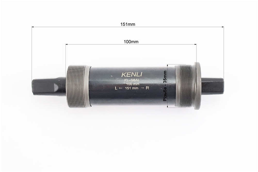 Картридж-каретка "квадрат" FAT BIKE 100х151мм, KL-08AL Київ - фото 2