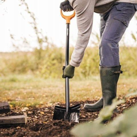 Лопата штикова подовжена 126.5 см Fiskars "Solid XL" (1067517) Сталь Нововолинськ - фото 7