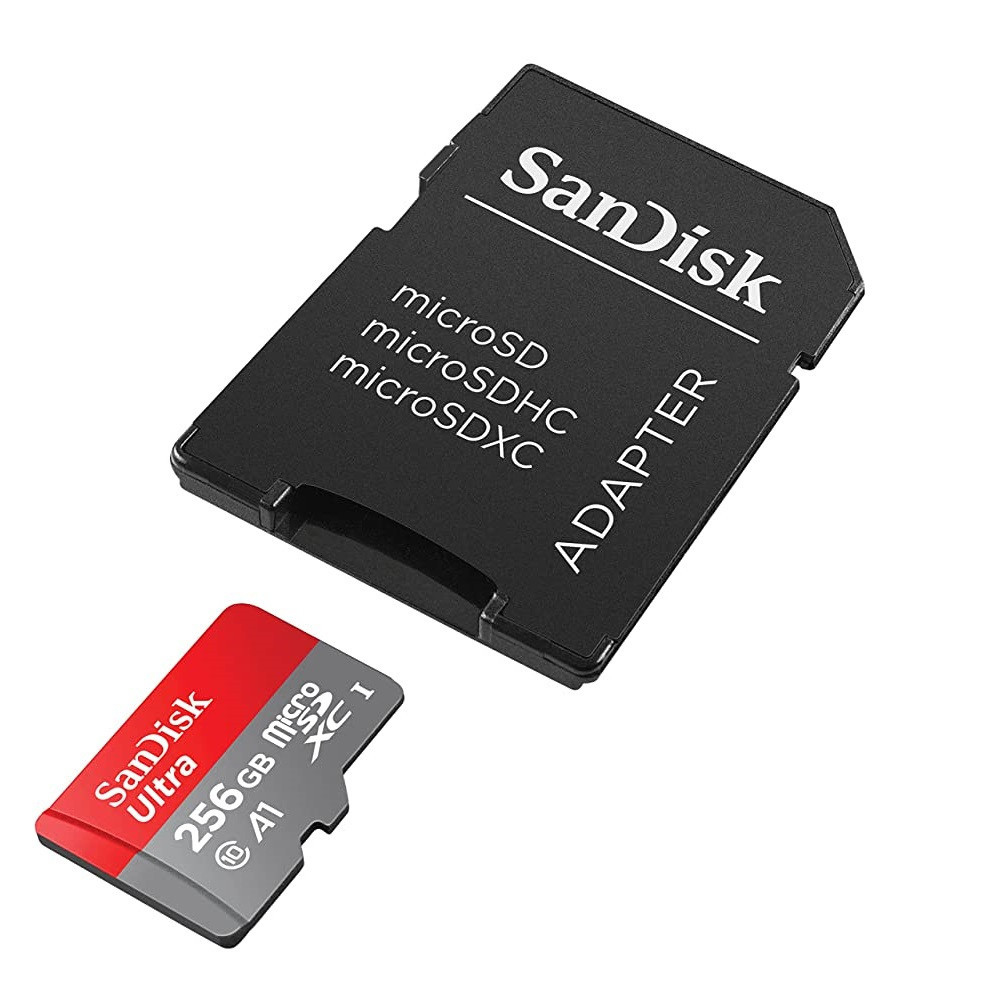 Карта памяти microSDXC (UHS-1) SanDisk Ultra 256Gb class 10 A1 (150MB/s) (adapter SD) Киев - изображение 3