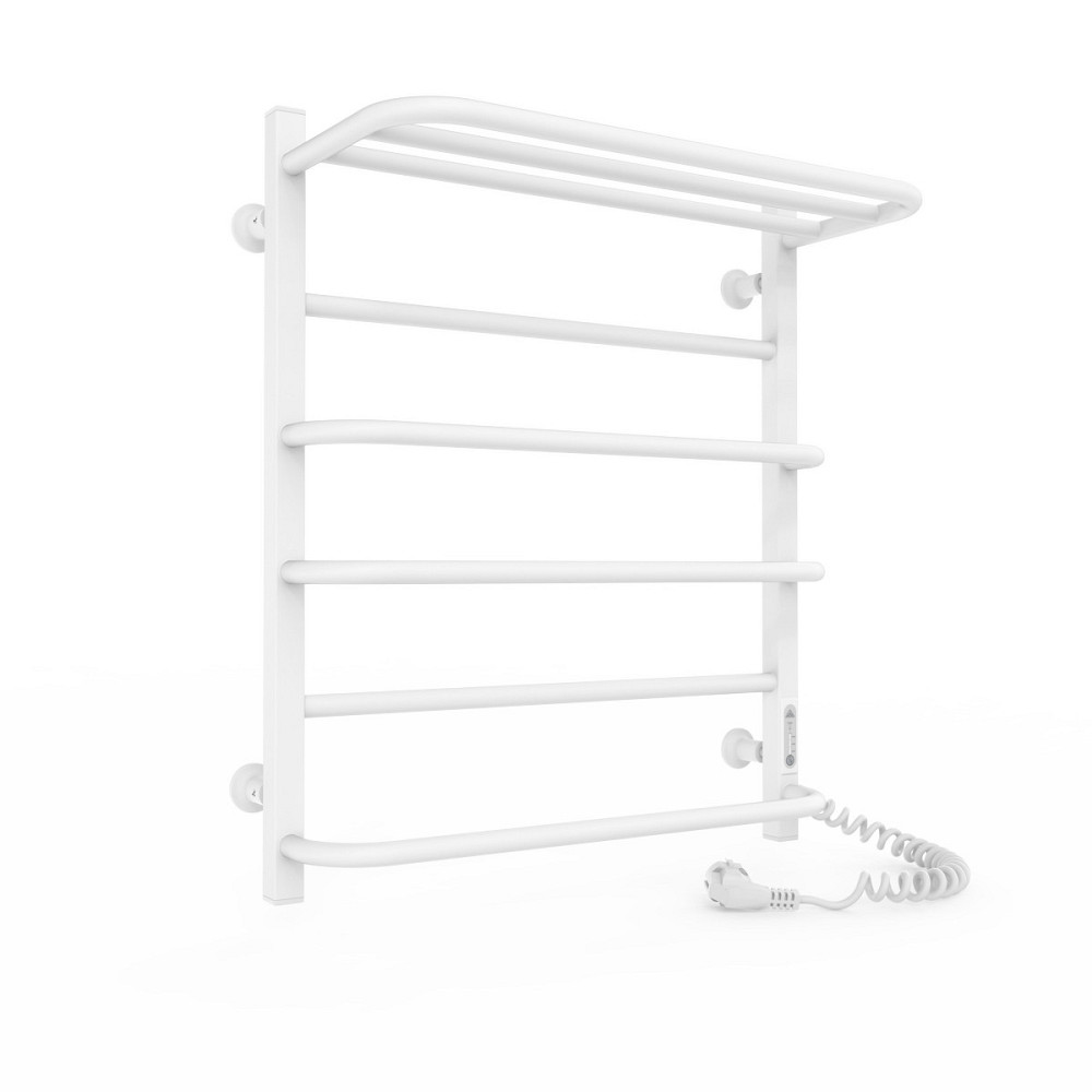 Електрична рушникосушка Laris Зебра Комфорт ЧФ6 500Х600 Е з полицею, біла R3 Київ - фото 1