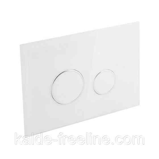 Набір інсталяція 4 в 1 Qtap Nest ST з круглою панеллю змиву QT0133M425V1164GW Харків