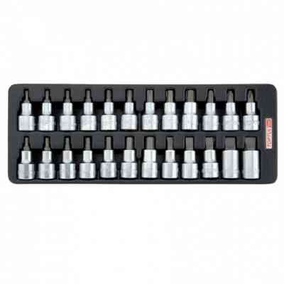 Набор бит Toptul впресованных в головку 1/2