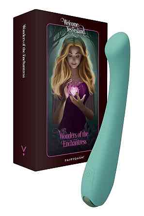 Вібратор для точки G FairyGasm MerryWand green Sex Aura Київ
