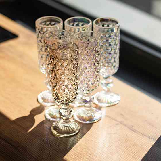 Набір келихів для шампанського 6 штук по 160 мл rainbow HP-19-252 Коломия